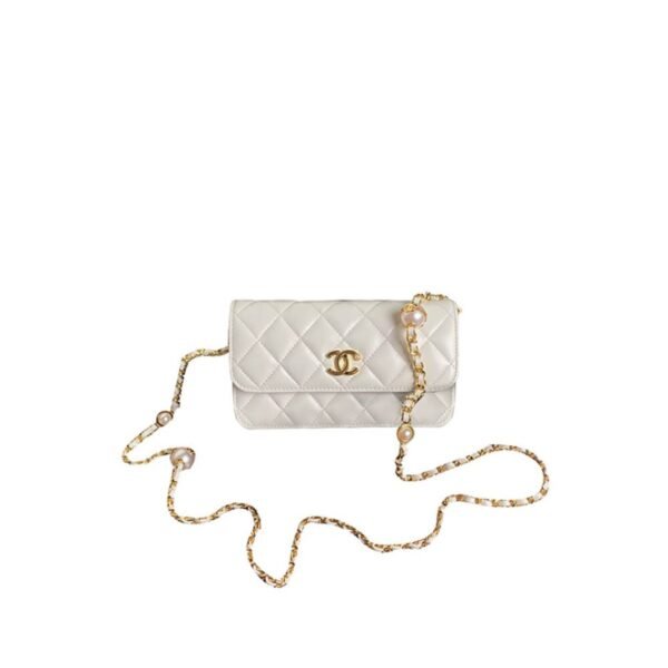CHANEL Flap Phone Holder with Chain(HIGH-END GRADE)