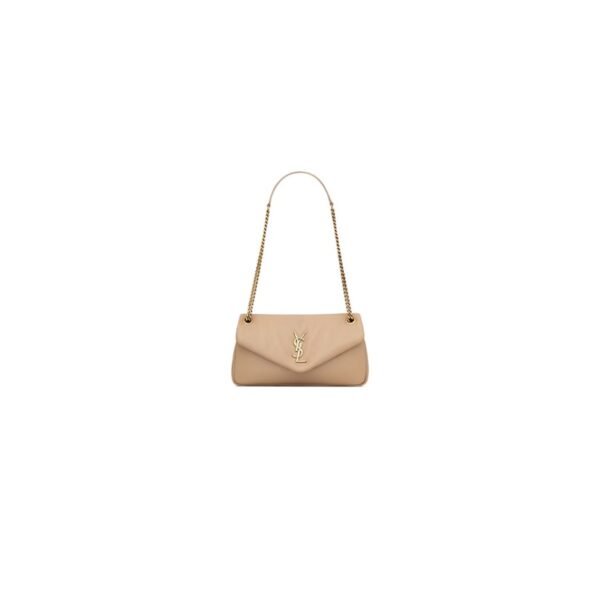 YSL CALYPSO small in plunged lambskin