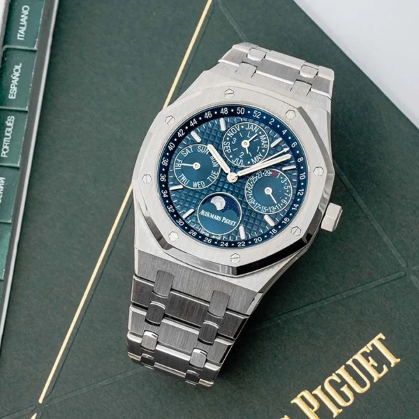 ROYAL OAK PERPETUAL CALENDAR 26574ST.OO.1220ST.03 - Image 7