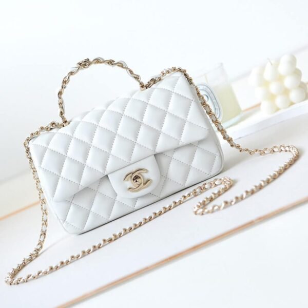 CHANEL Mini Flap With Top Handle - Image 2