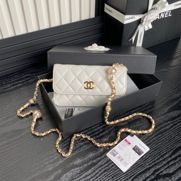 CHANEL Flap Phone Holder with Chain(HIGH-END GRADE) - Image 2