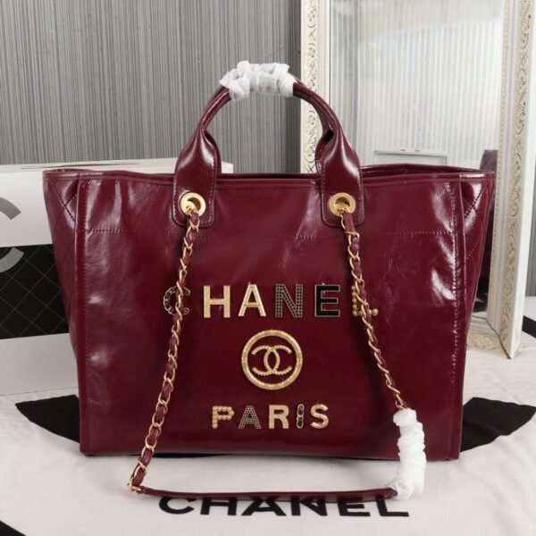 CHANEL LARGE DEAUVILLE TOTE - Image 2