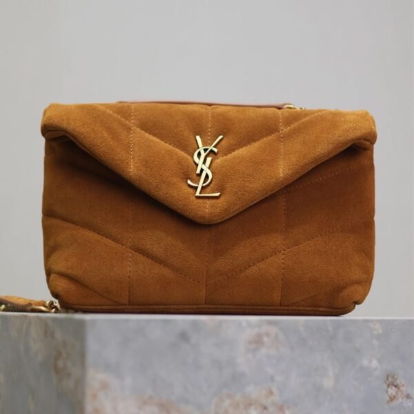 YSL Toy Puffer in suede - Image 2