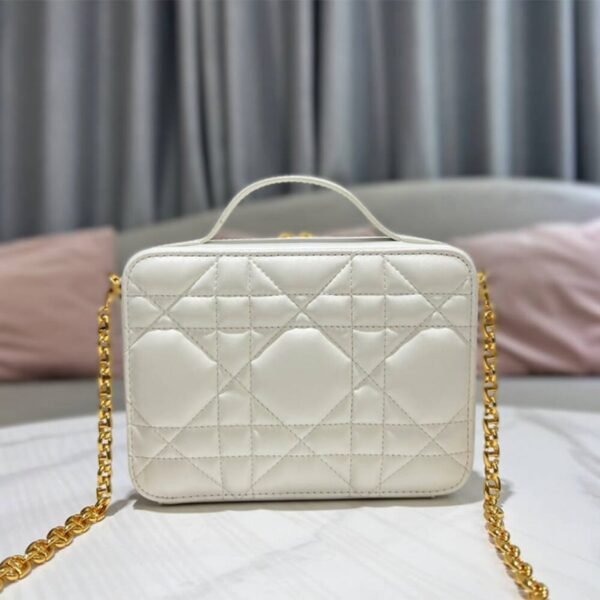 DIOR CARO BOX BAG WITH CHAIN - Image 3
