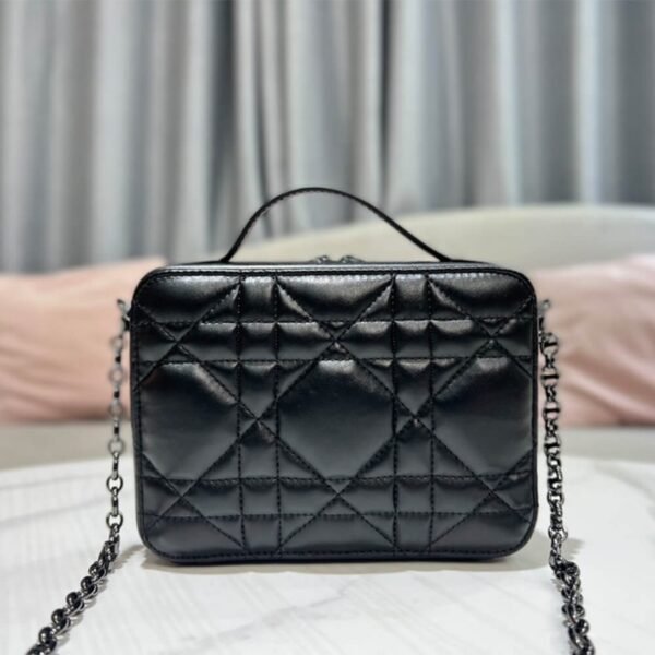 DIOR CARO BOX BAG WITH CHAIN - Image 3