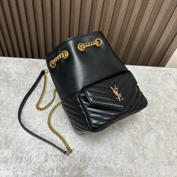 YSL Joe quilted lambskin mini bucket - Image 3