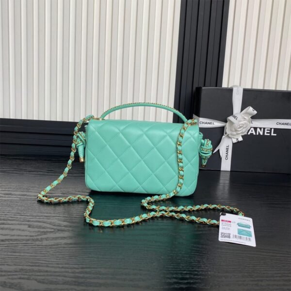 CHANEL Flap Bag with Top Handle(HIGH-END GRADE) - Image 3