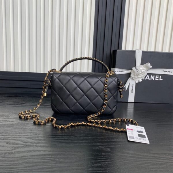 CHANEL Flap Bag with Top Handle(HIGH-END GRADE) - Image 3
