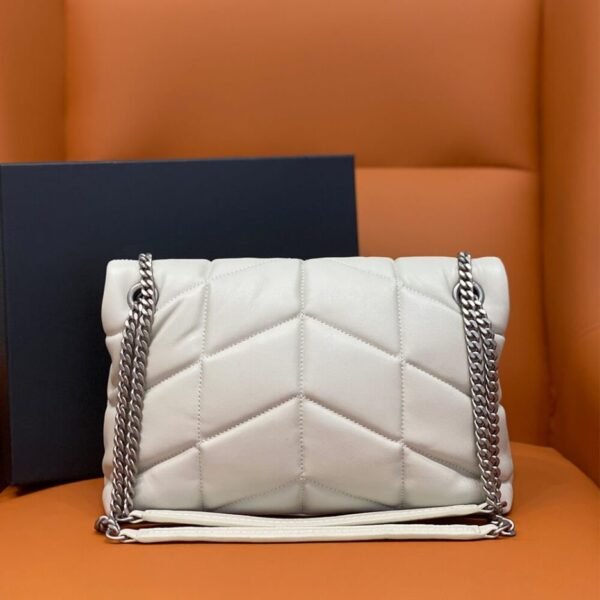 PUFFER SMALL CHAIN BAG IN QUILTED LAMBSKIN - Image 4