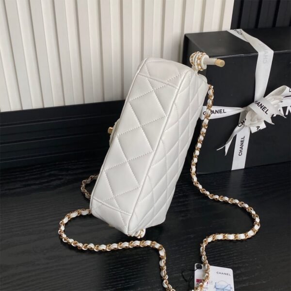 CHANEL Flap Bag with Top Handle(HIGH-END GRADE) - Image 4