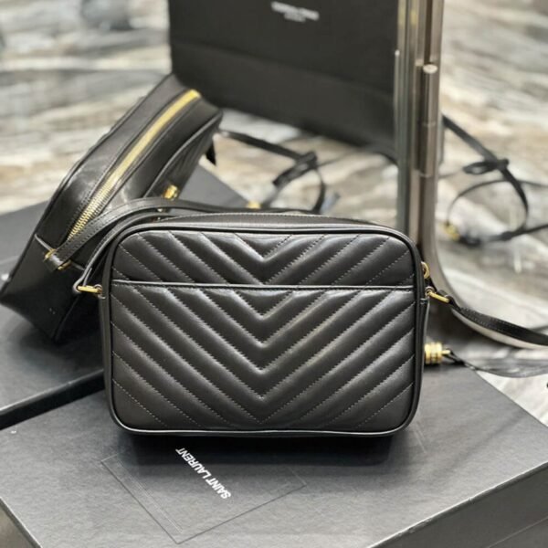 LOU CAMERA BAG IN QUILTED LEATHER - Image 4
