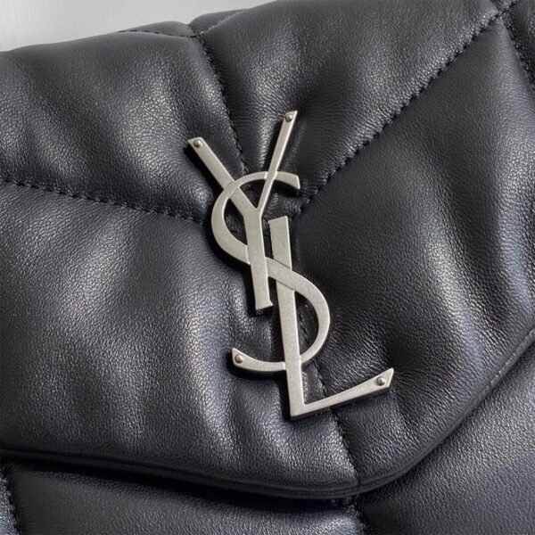PUFFER SMALL CHAIN BAG IN QUILTED LAMBSKIN - Image 6