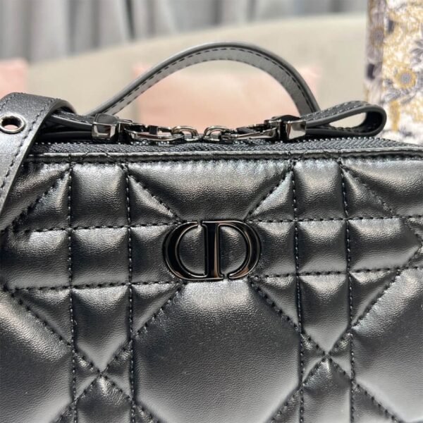 DIOR CARO BOX BAG WITH CHAIN - Image 6