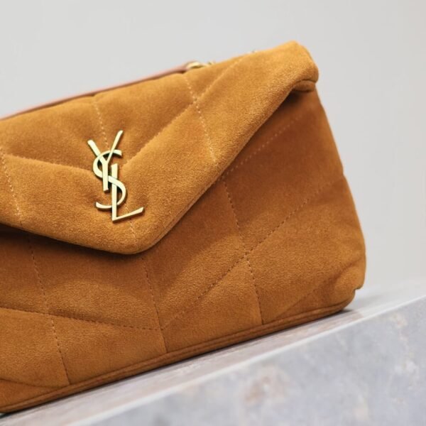 YSL Toy Puffer in suede - Image 6