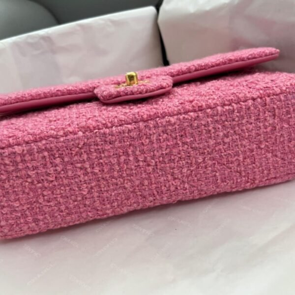 Chanel Tweed Medium Classic Flap Bag - Image 6