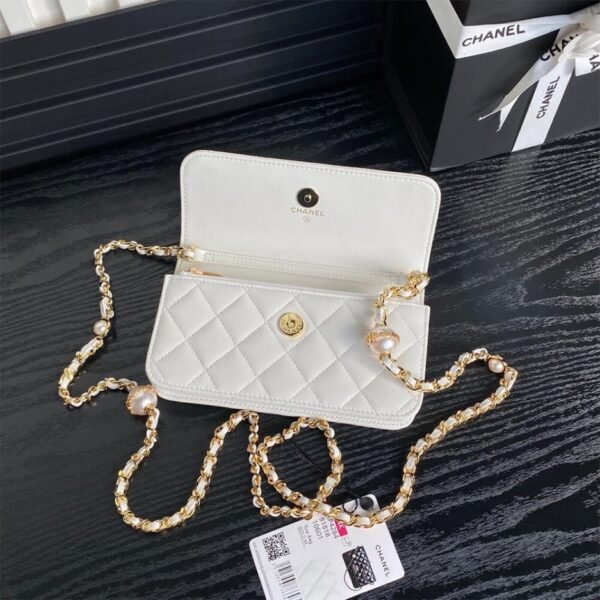 CHANEL Flap Phone Holder with Chain(HIGH-END GRADE) - Image 7