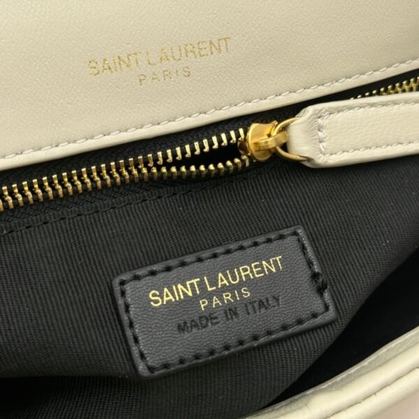 YSL CALYPSO small in plunged lambskin - Image 7