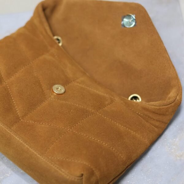 YSL Toy Puffer in suede - Image 7