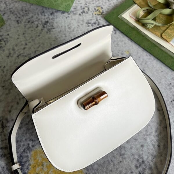 GUCCI BAMBOO 1947 JUMBO GG SMALL TOP HANDLE BAG - Image 7