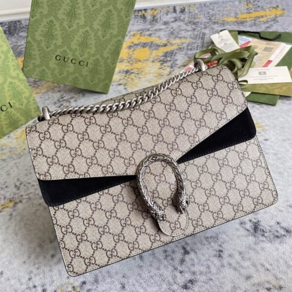 GG Supreme Medium Dionysus Shoulder Bag - Image 8
