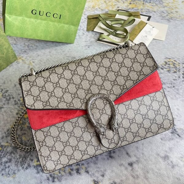 GG Supreme Medium Dionysus Shoulder Bag - Image 8