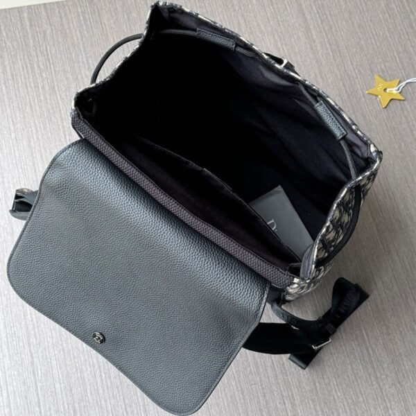 Dior Saddle Backpack with Flap(high-end grade) - Image 8