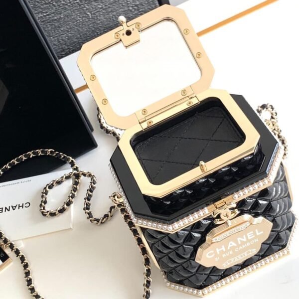 CHANEL TEA BOX MINAUDIERE(HIGH-END GRADE) - Image 8