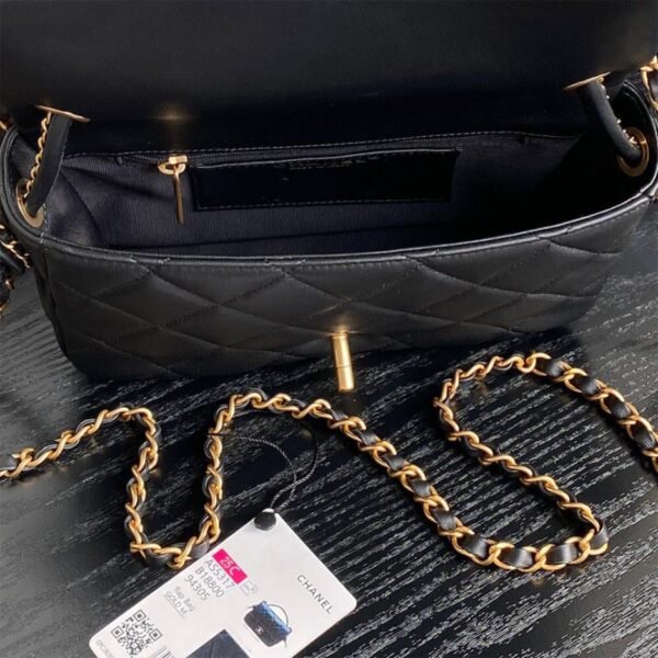 CHANEL Flap Bag with Top Handle(HIGH-END GRADE) - Image 8