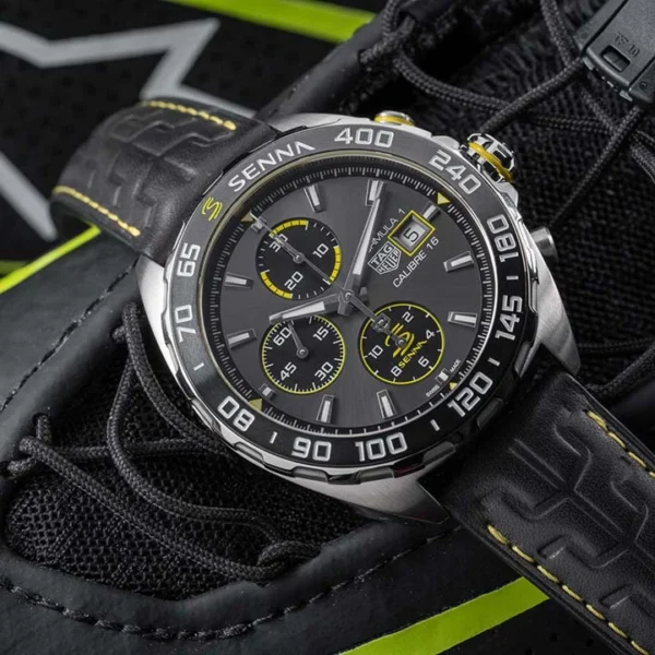 TAG HEUER FORMULA 1 X SENNA Automatic Chronograph - Diameter 44 mm CAZ201B.FC6487 - Image 7
