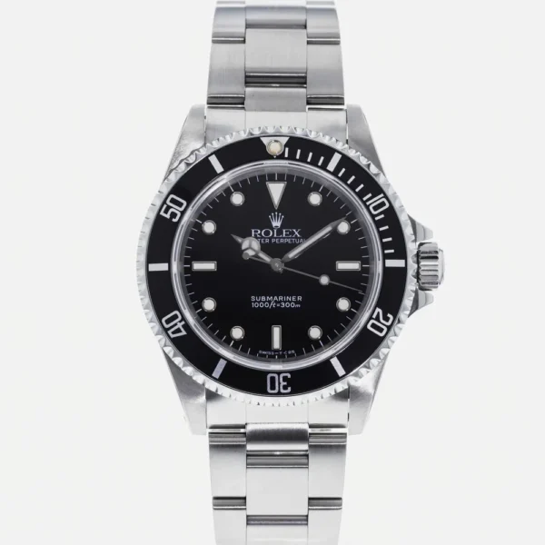 Rolex Submariner Series 114060-0002 Black Disk Watch (Black Water Ghost)