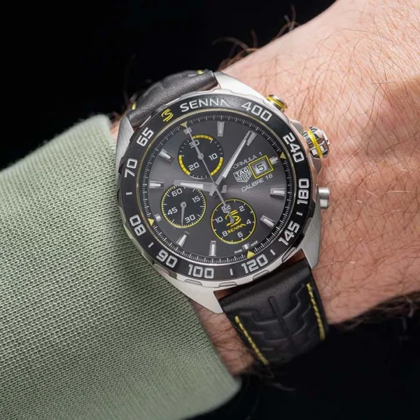 TAG HEUER FORMULA 1 X SENNA Automatic Chronograph - Diameter 44 mm CAZ201B.FC6487 - Image 9