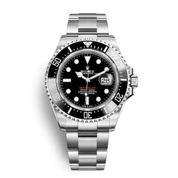 Rolex Sea Dweller Silver Black Dial 43mm m126600-0001