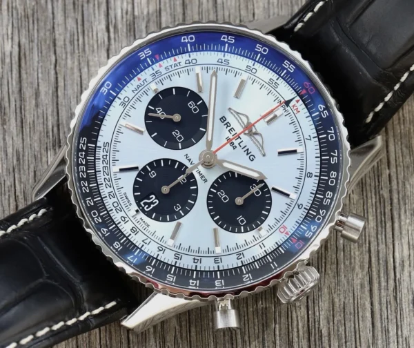 Breitling Navitimer B01 Chronograph Ice Blue Dial 43 AB0138241C1P1 - Image 3