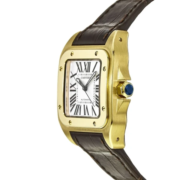 CARTIER santos 18kt Yellow Gold Men's WatchItem -W20071Y1 - Image 4