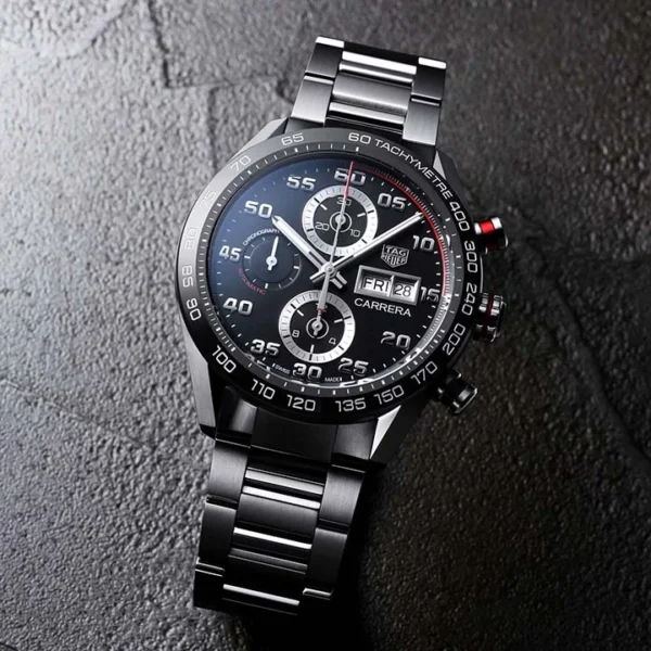 TAG HEUER CARRERA Automatic Chronograph - Diameter 44 mm CBN2A1AA.BA0643 - Image 7